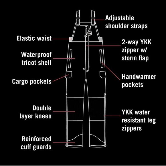 Realtree Edge Insulated Bibs Size XL - Picture 15 of 15